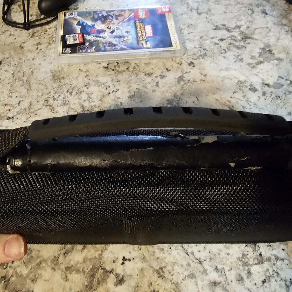 Nintendo Switch with Gray Joy-Con Controllers, Joy Con Grip, And 2 Games. No Doc